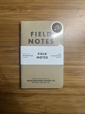 Brand new and sealed Field Notes 10 year anniversary Limited Edition 3-pack