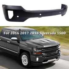 Front Bumper Bar For 2016-2018 Chevy Silverado 1500 With Fog Light/ Sensor Holes