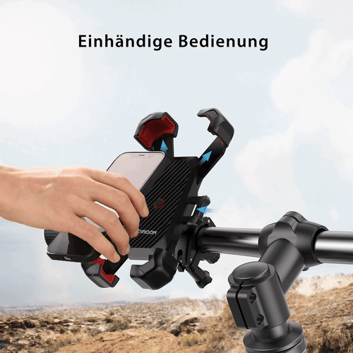 Support de téléphone portable vélo universel smartphone support vélo 360°JOYROOM - Photo 3/7