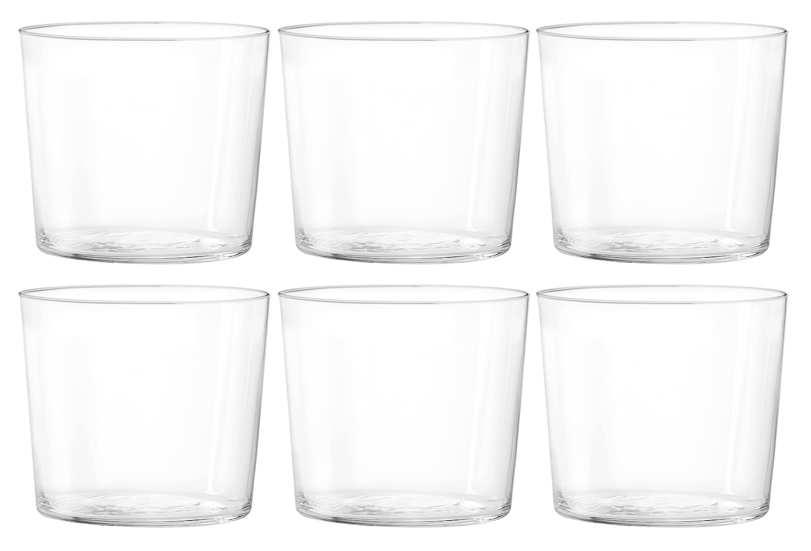 H&h set 6 bicchieri starck in vetro borosilicato cc 270