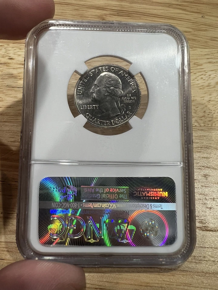 2015-S BOMBAY HOOK Parks Quarter NGC MS-67, 4751, Free Shipping - Image 2 of 2