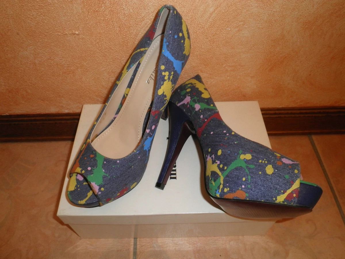 Scarpe di clearance jeans con tacco