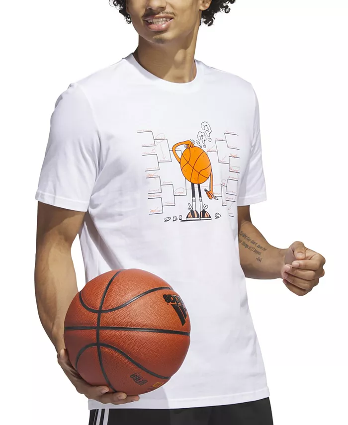 Adidas Mens Lil Stripe Classic Fit Basketball Bracket T