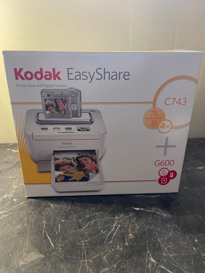 Kodak EASYSHARE Dock G600 Digital Photo Thermal Printer-NIB - Image 4 of 4