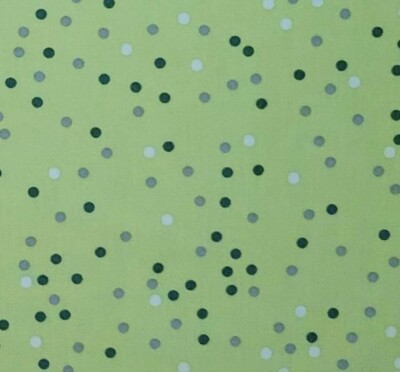 Aqua Fresca Multi Polka Dots Flowers Blue Green April Cornell Cotton Fabric BTY