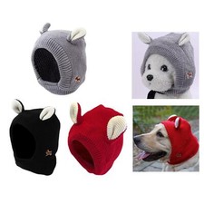 Haustier Winter Ohrenschützer Hut Hoodie Warm für mittelgroße und große