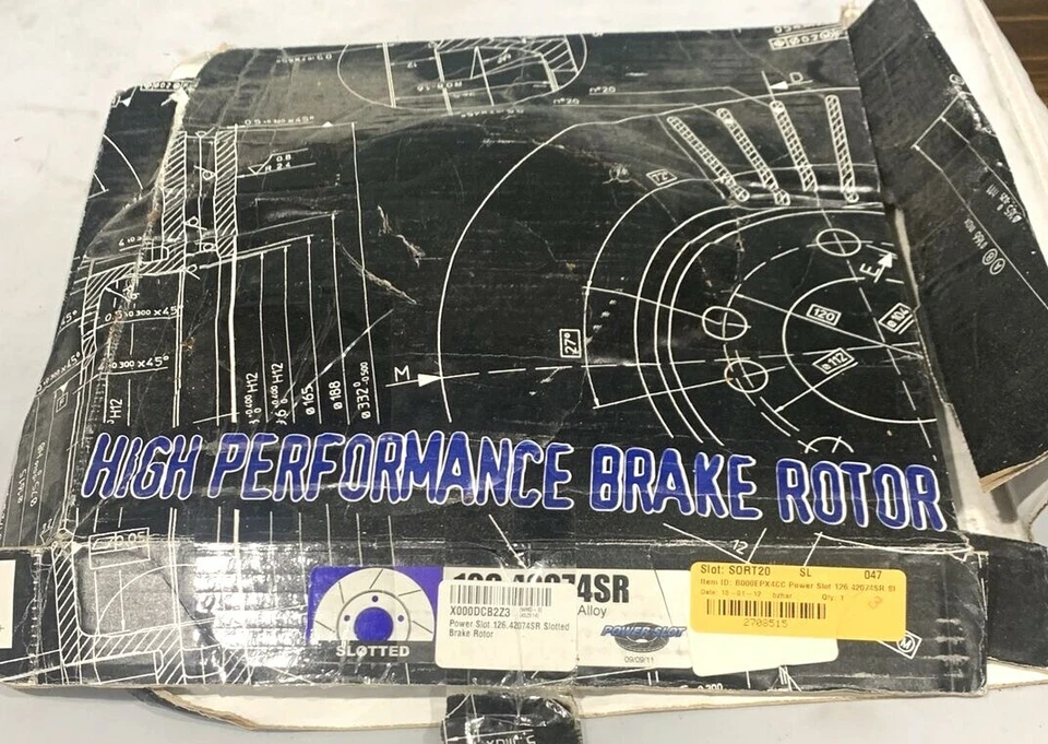 Power Slot 126.42074SR Sport Rotor Fits 03-05 350Z G35 - Image 2 of 3