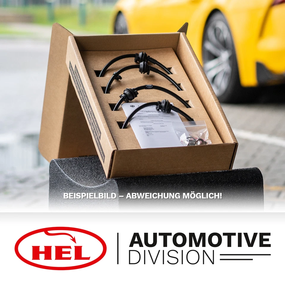 HEL braided steel brake lines 6 pieces BMW 5 Series E34 discs rear with ABE - Image 4 of 4