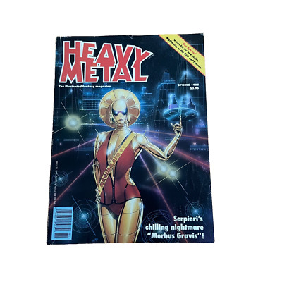 Heavy Metal The Illustrated Fantasy Magazine Spring 1988 Morbus Gravis