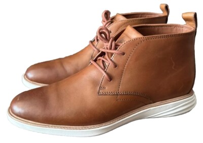 Cole Haan Grand Evolution Leather Chukka Boots Men's Size