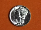 1942- Mercury Liberty Silver One Dime Coin #P11392