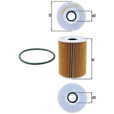 Oil Filter For Porsche 911 991 3.8 Turbo S Mahle 0PB115403 0PB115466 94810702200