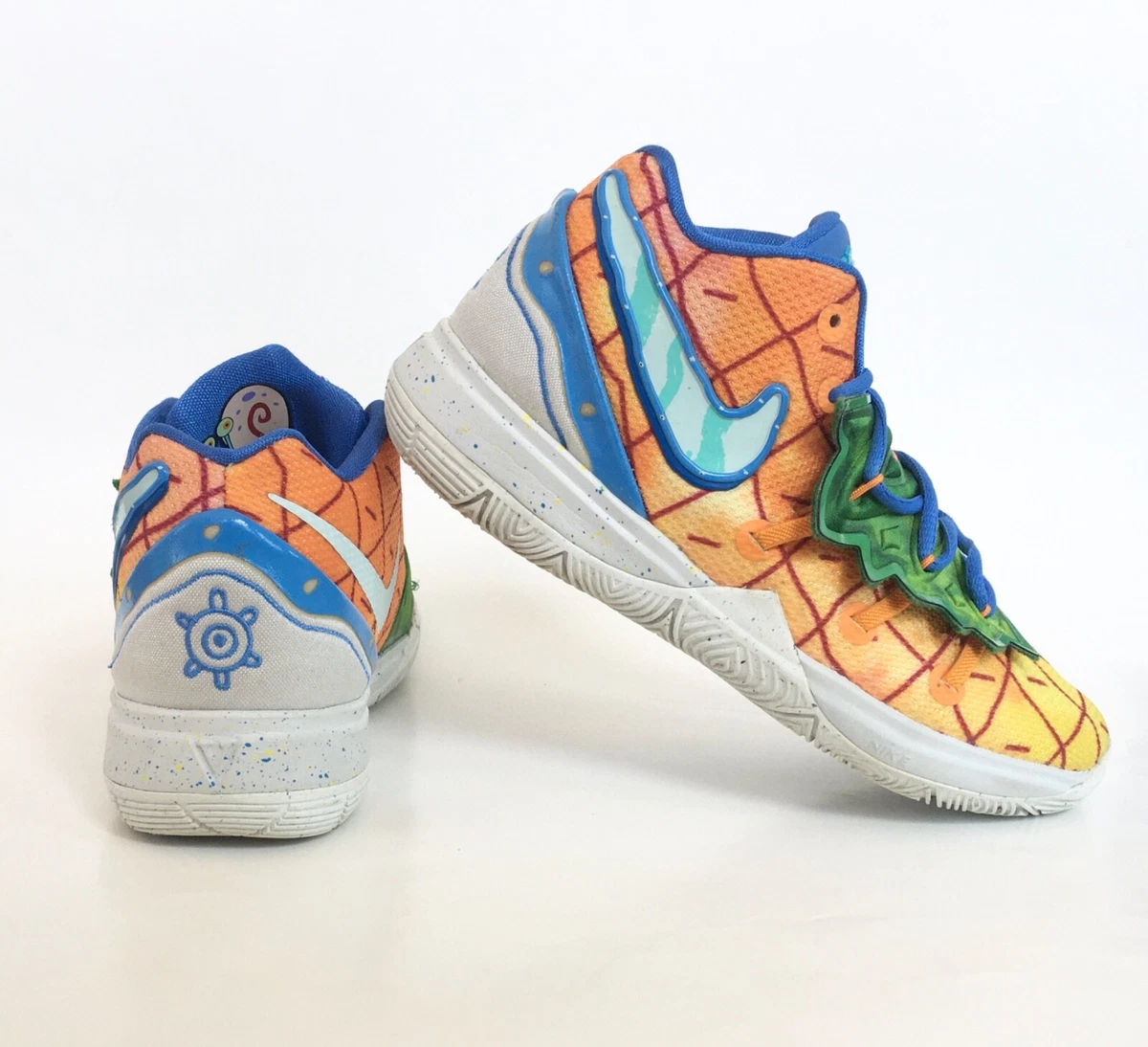 NIKE KYRIE IRVING 5 V SPONGEBOB SQUAREPANTS PINEAPPLE HOUSE SHOES