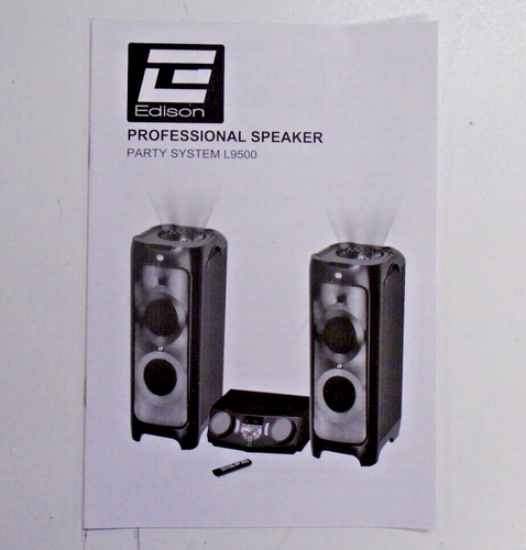 NEW Edison Party System L9500 Head Receiver ONLY (NO SPEAKERS) | With Remote - Picture 6 of 11