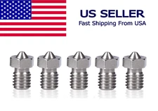 M6 Assorted Stainless Steel Nozzle Extruder Hotend 1.75mm Filament E-3D V5-V6