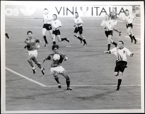 Photo De Presse Vintage – Football, Coupe Du Monde 1990, équipe D'Italie – Tirage Original
