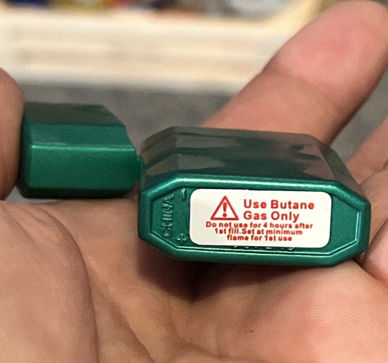 Ronson Jetlite Butane Torch Lighter Adjustable Flame Refillable In