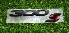 1pc 300- S Emblem Badges Custom New 2020-2023 Noise Trunk Black Red