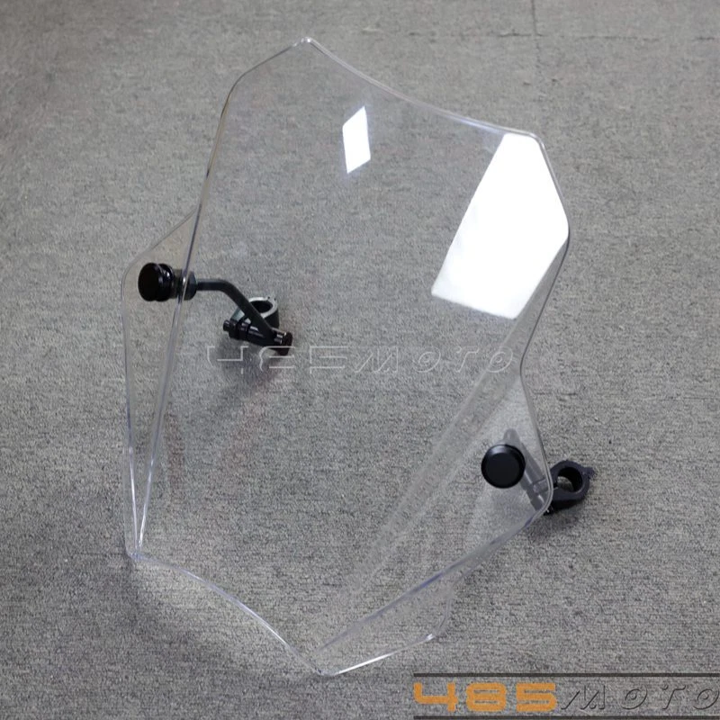 Parabrisas universal de 7/8"" 22 mm para motocicleta Harley Honda Yamaha Suzuki Foto 3 de 4