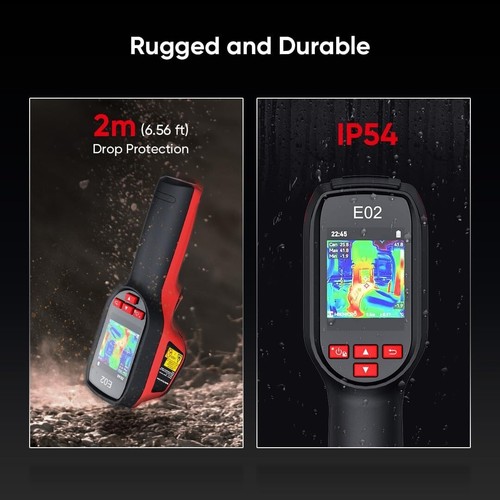 HIKMICRO E02 Thermal Imaging Camera with Upscaled 240X240 Superir Resolution, Du - Picture 9 of 9