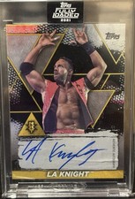 2021 Topps WWE Fully Loaded LA KNIGHT RC 1ST AUTO Future Stars NXT #08/50