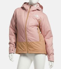 The North Face Pink Big Girls Freedom Insulated Coat Hood Jacket Size XS 6 