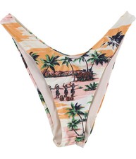 American Eagle Womens Aloha Cheeky Bikini Swim Bottom, 642, L