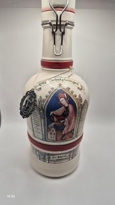 Bayrischer Bierkrug - Die Schutzheiligen St. Florian sehr gut erhalten Bierkrug