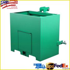 Ballast Box 3 Point Category 1 Tractor Loader 2" Hitches Quick Tach Attachment