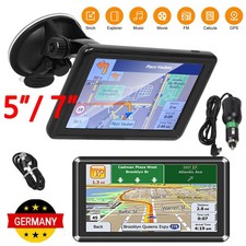 5/7 Zoll GPS Navi Navigation für Auto LKW PKW Navigationsgerät 8G+256MB EU Karte
