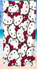 GROßES HELLO KITTY BADEHANDTUCH / SAUNATUCH ...
