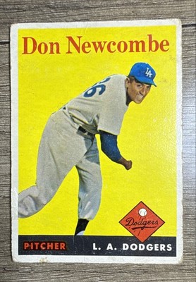 1958 Topps - Don Newcombe #340 Creased GLUE