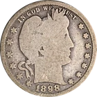 1898-O Barber Quarter