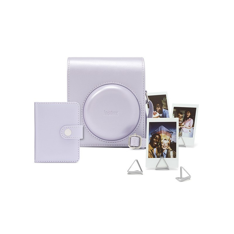 Instax Mini 13 Instant Camera Accessory Kit Dreamy Purple - Case, Album, Clips