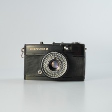 EXCELLENT  CLA  d  OLYMPUS TRIP 35 40mm F/2.8 Black Point  Shoot Film ...