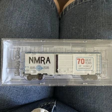 HO Scale Kadee Cars NMRA 70 Anniversary Car New In Unopened Plastic Container