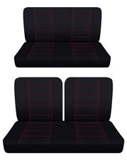 Fits 1964 - 1968 Chevy Chevelle 2door Front 50-50 Top And Rear Bench Seat Covers