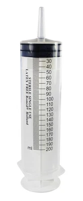 ROMED MEDICAL Romed Wund- und Blasenspritze 200 ml, 3-teilig, Luer-Ansatz (1 Stück)