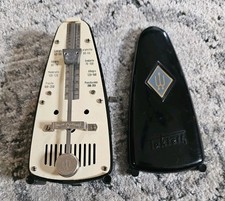 Vintage Metronome Wittner Taktell Piccolo Black Made in Germany Works 