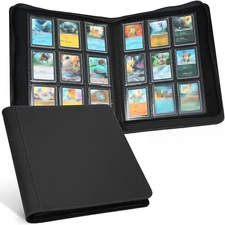 Toploader Binder Holds 288 Toploaders 9 Pocket Top Loader Binders for 3 x 4''