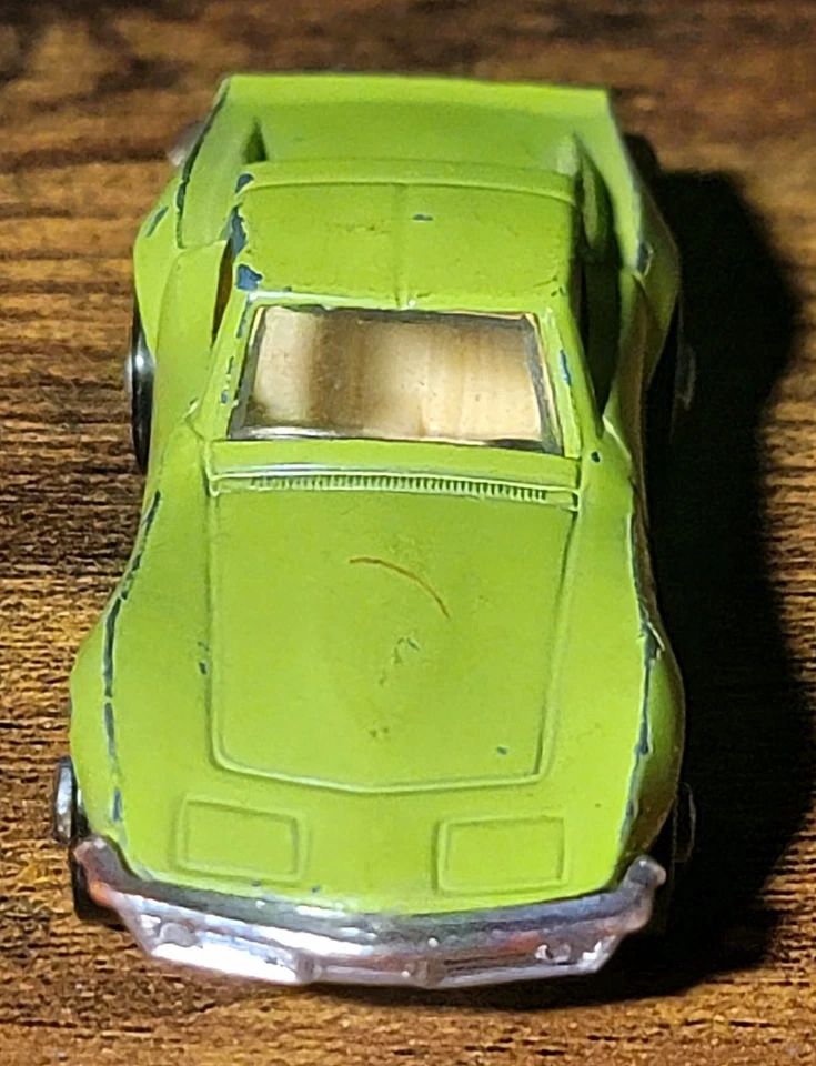 Playart Corvette Stingray verde limão vintage - Imagem 4 de 4