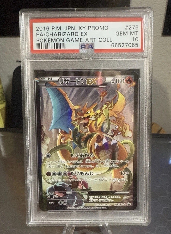 PSA 10 Pokemon Card 2016 Charizard EX Promo XY 276/XY-P Art Book Japanese
