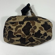 FIELDLINE Fanny Pack 14โ VTG Duck Hunting Pattern Tan Frog Skin Camo USA Made