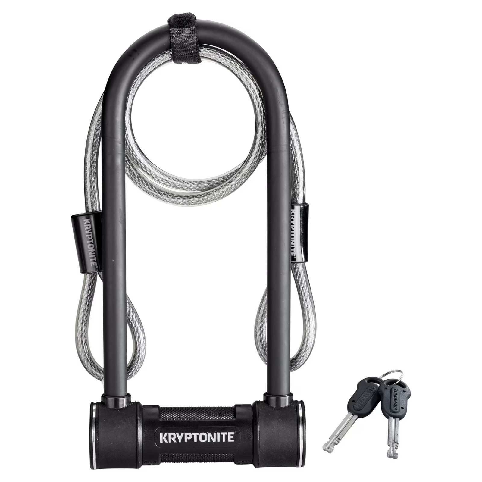Lock With Looped Bike Security Cable