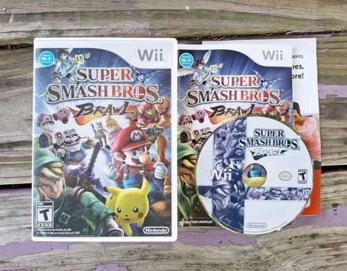 Super Smash Bros. Brawl (Nintendo Wii, 2008)  Tested. Read !!