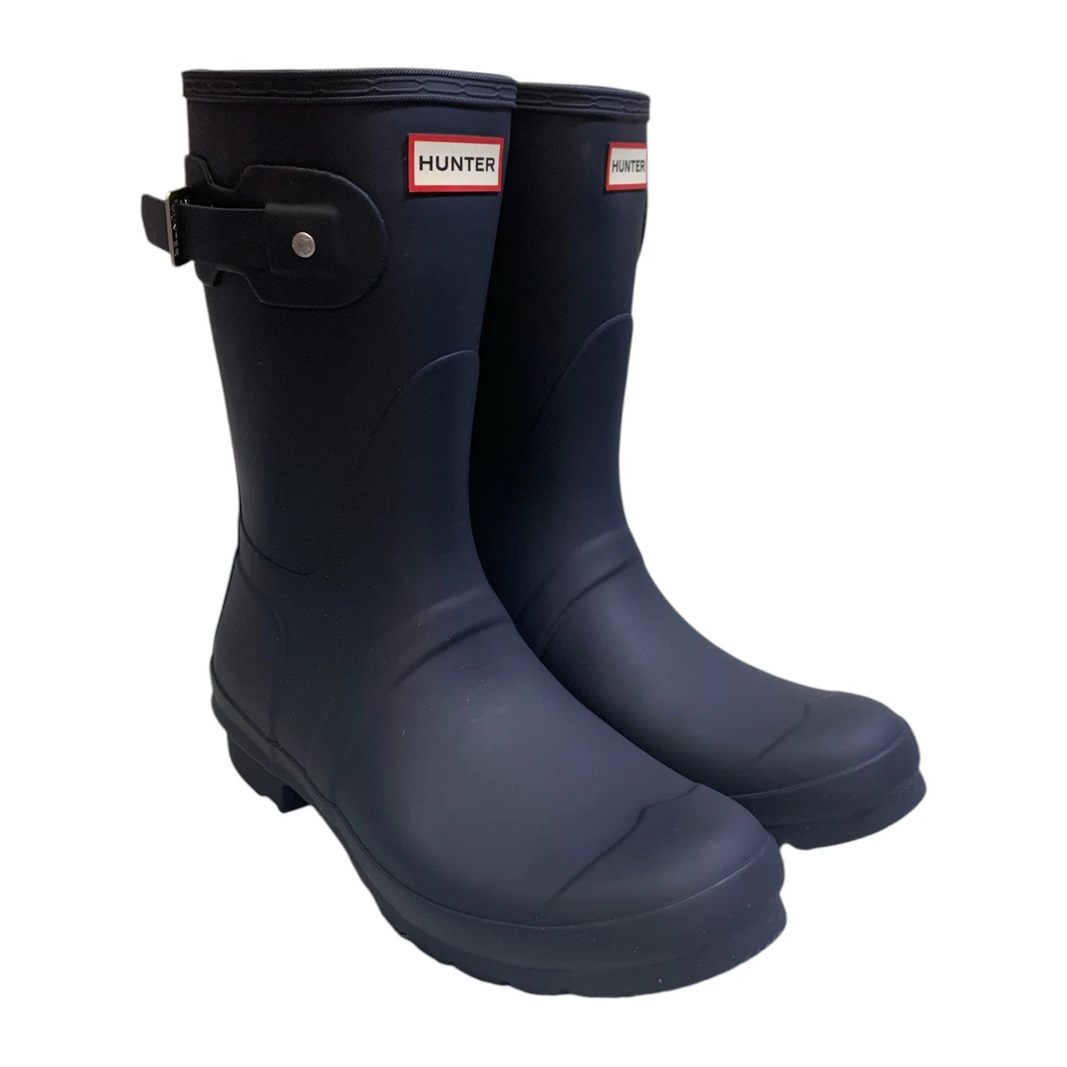 Hunter Original Short Blue Boots for Women for sale | eBay