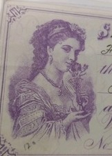 SLING's 🪙RARE 1877 Ohio Bank Draft Purple Victorian $200 Check Buckman Bros