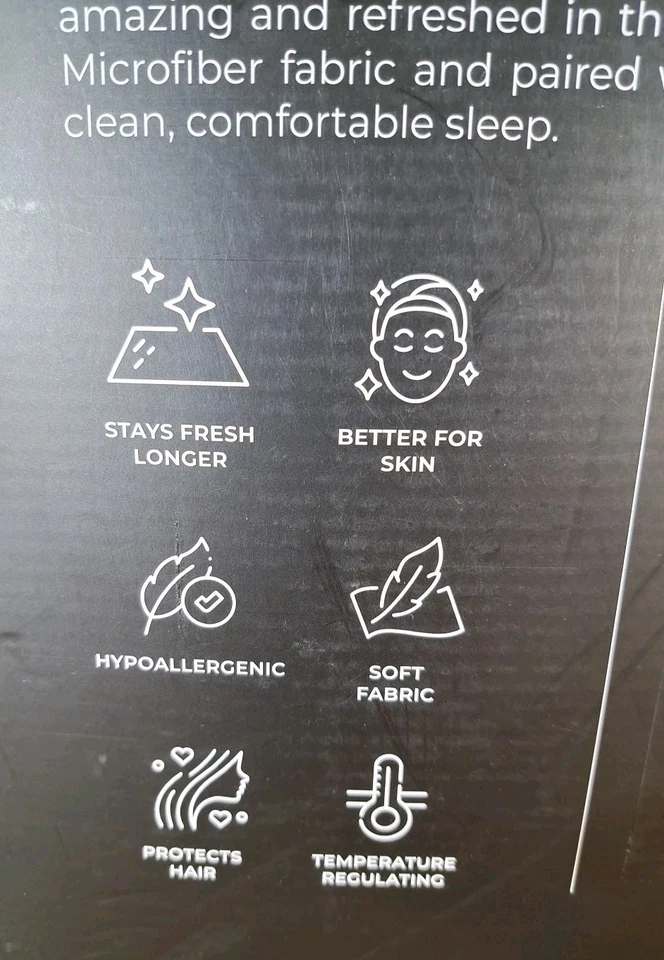 Juego de sábanas con infusión plateada Queen Silver 120 GSM microfibra plateada Foto 3 de 4