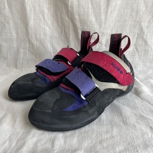 La Sportiva Kubo Climbing Shoes, Royal/Love Potion, EU38, USW 7 | P3 System