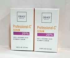 Obagi Professional C-20 12.5 ml - LOT OF 2 25 ml BRAND NEW